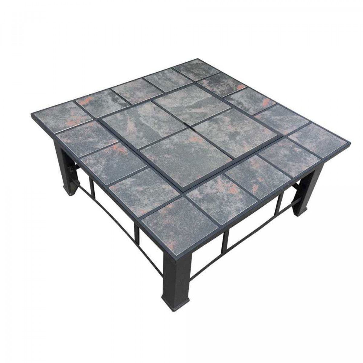 4-in-1 Fire Pit BBQ 81 x 81cm - Image 5