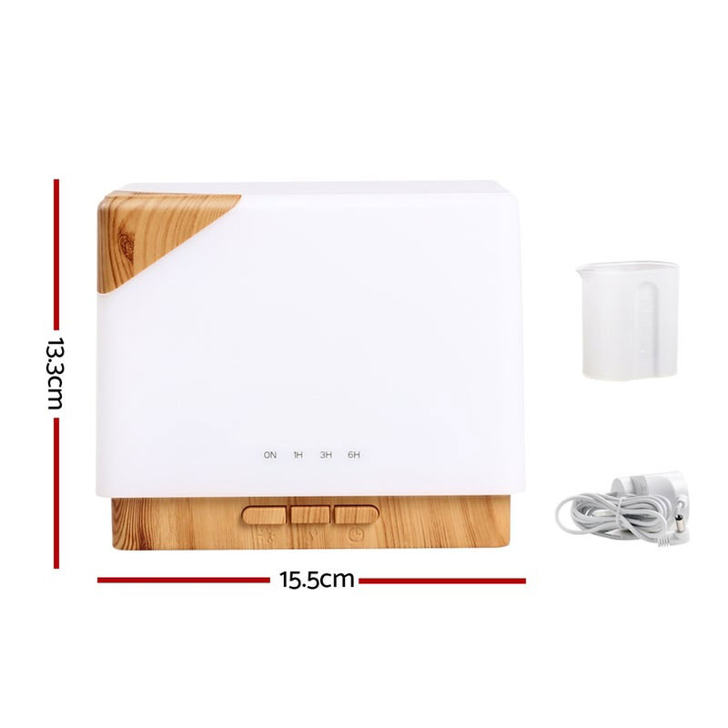 600ml 4-in-1 LED Aromatherapy Oil Diffuser - Image 2