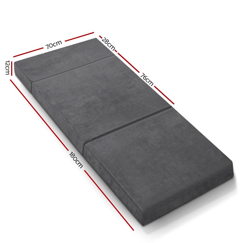 Folding Foam Portable Mattress Single - Image 2