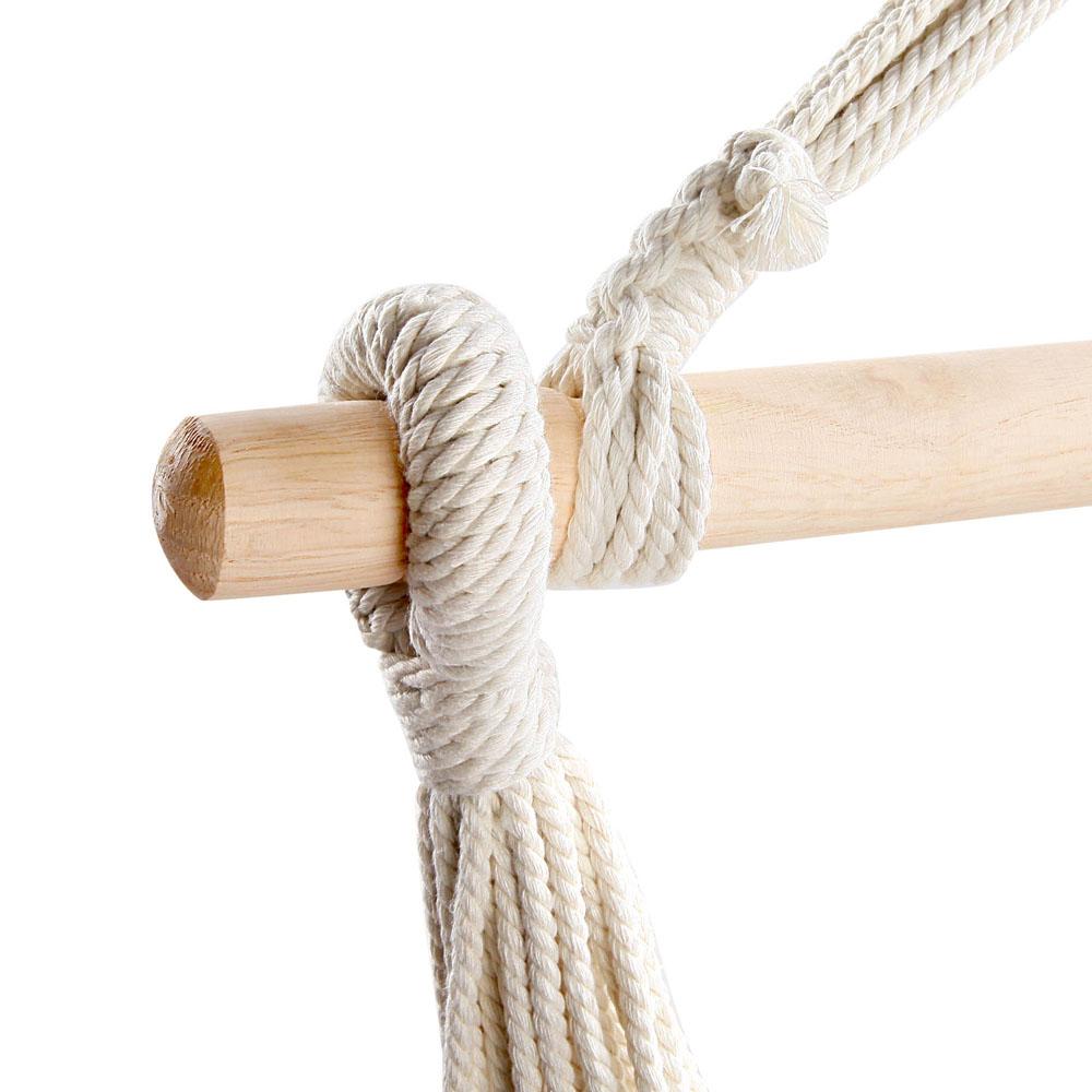 Hammock Swing Chair Tassel Cream - Image 8