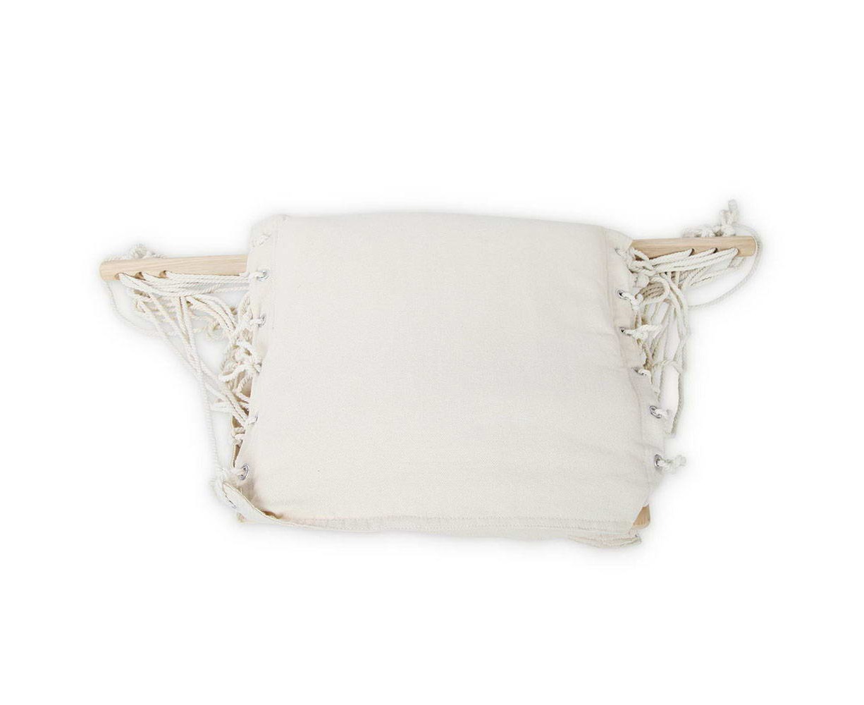 Hammock Swing Chair Deluxe With Armrest Cream - Image 4