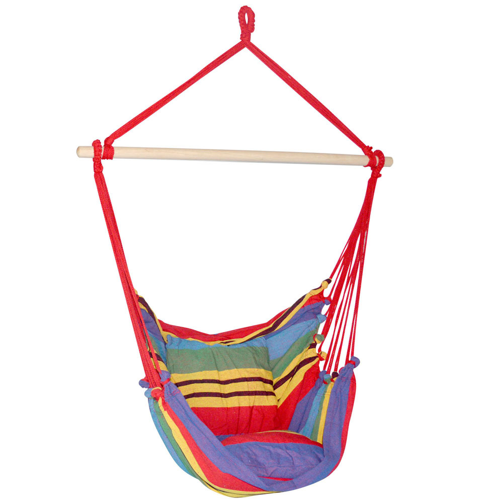 Hammock Swing Chair Deluxe Rainbow
