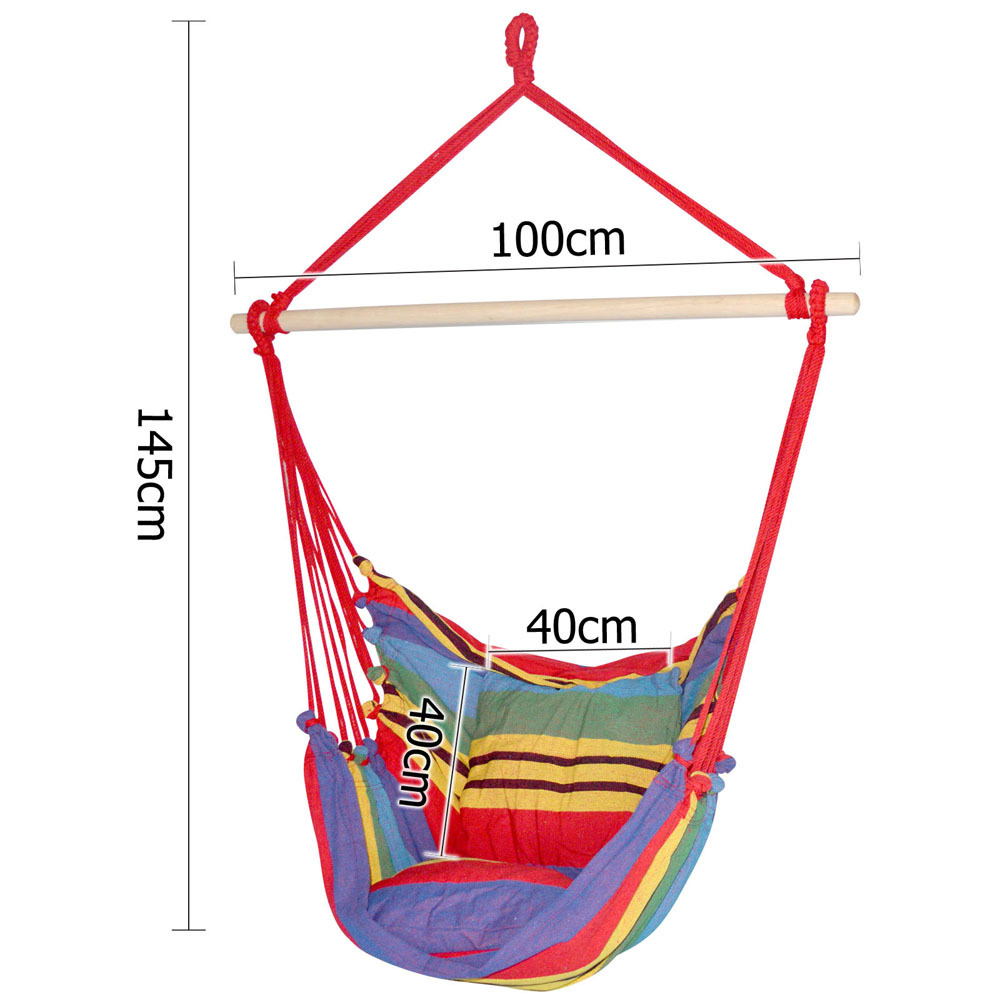 Hammock Swing Chair Deluxe Rainbow - Image 2
