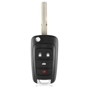 Holden 4 Button Flip Key Shell Case Replacement with Uncut Key