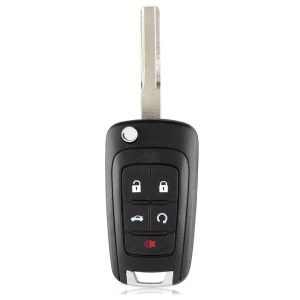 Holden 5 Button Flip Key Shell Case Replacement with Uncut Key