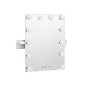 Hollywood Mirror Glamour LED Mirror 12 Bulb Wall Mountable 30 x 40cm