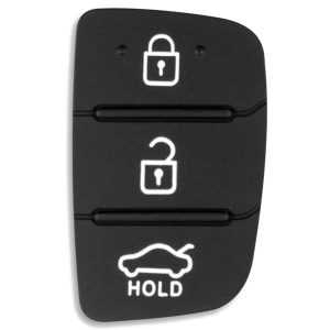 Hyundai 3 Button Flip Key Rubber Pad Replacement