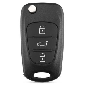 Kia 3 Button Shell Case Replacement with Uncut Key