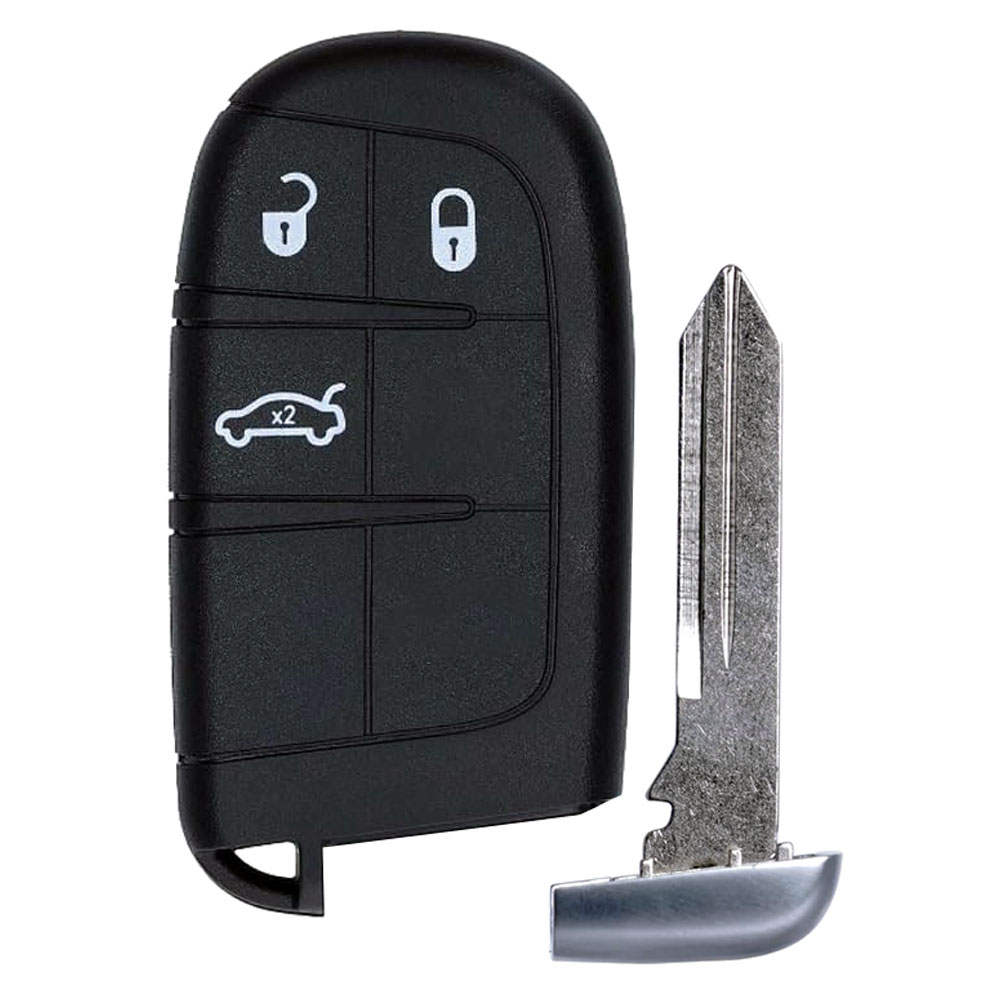 Jeep 3 Button Shell Case Replacement with Uncut Key