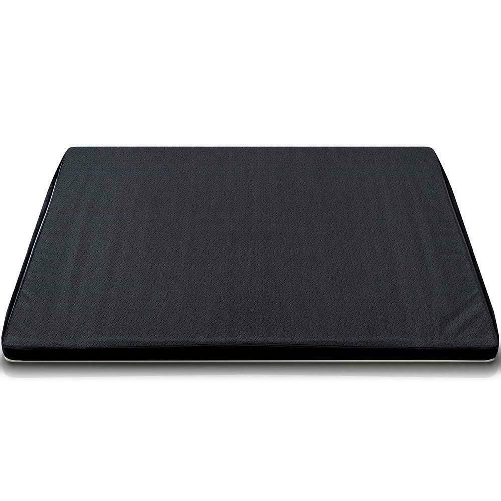Pet Dog Cat Bed Mattress Suede Black - Image 3