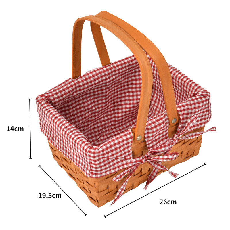 Picnic Basket Wicker Hamper Deluxe Style 2 - Image 2