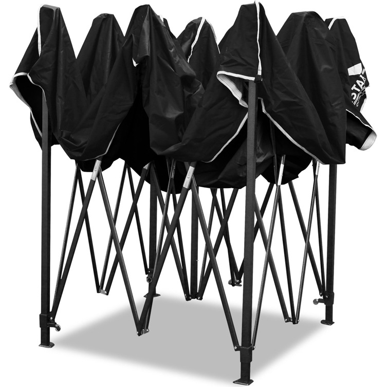 Pop Up Gazebo 3 x 3m Black - Image 6