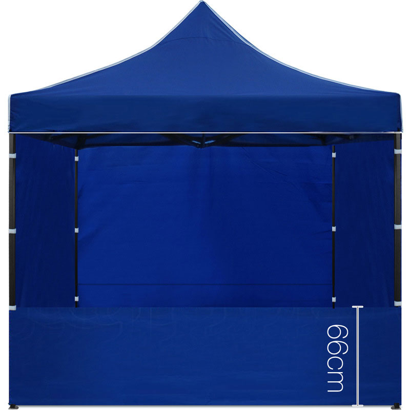 Pop Up Gazebo 3 x 3m Blue - Image 3