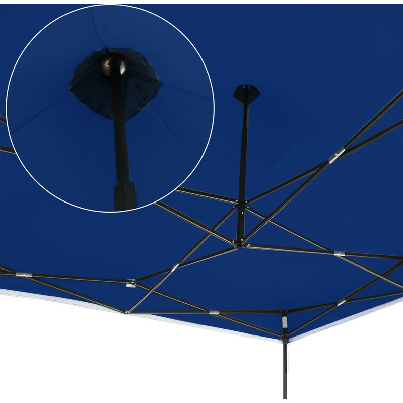 Pop Up Gazebo 3 x 3m Blue - Image 7