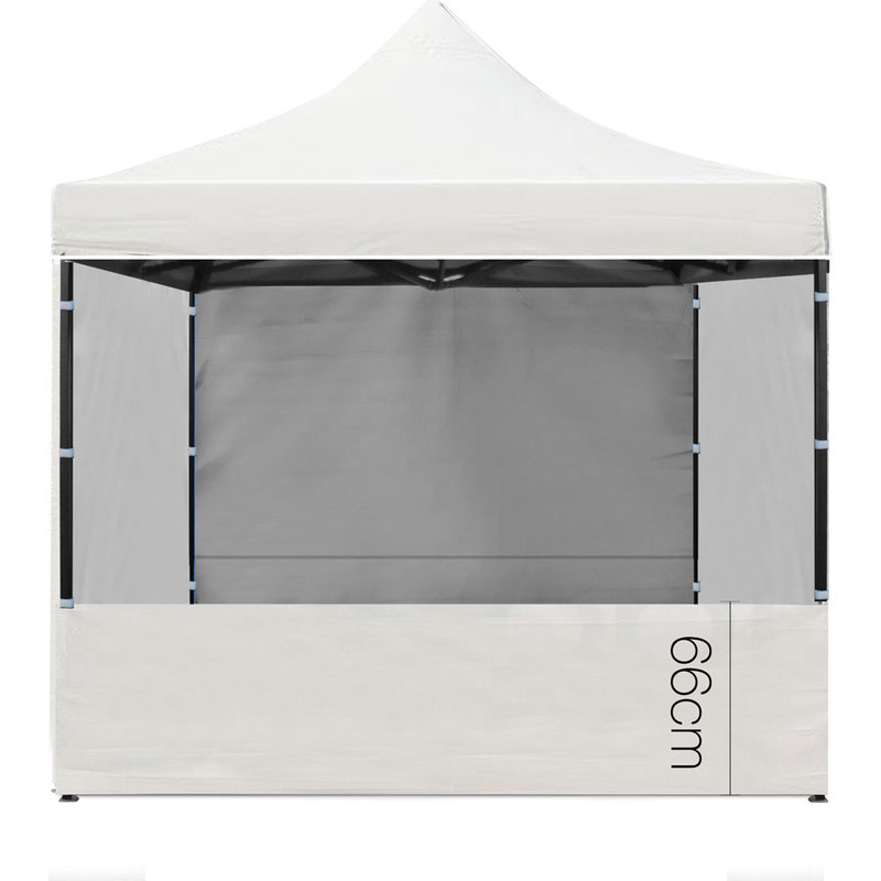 Pop Up Gazebo 3 x 3m White - Image 3