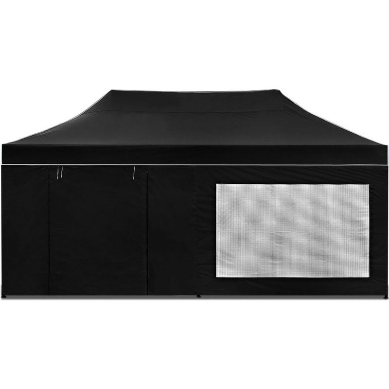 Pop Up Gazebo 3 x 6m Black - Image 5