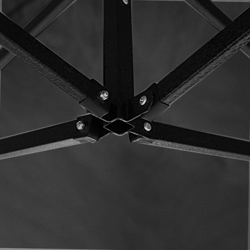 Pop Up Gazebo 3 x 6m Black - Image 7