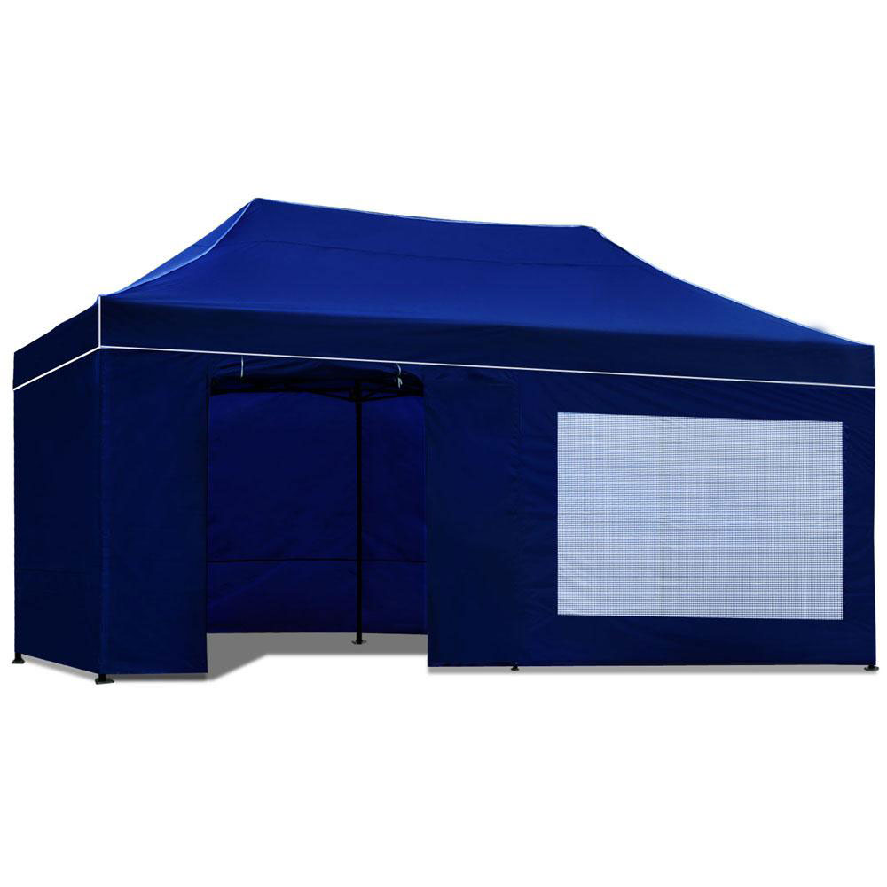 Pop Up Gazebo 3 x 6m Blue
