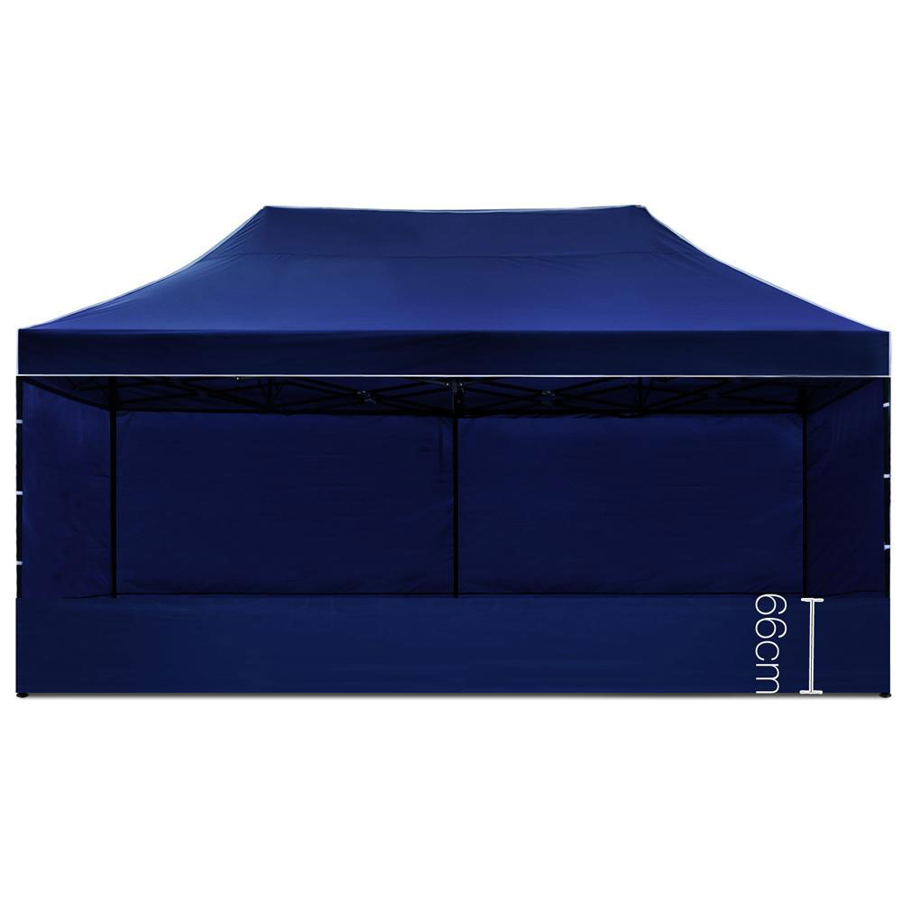 Pop Up Gazebo 3 x 6m Blue - Image 3