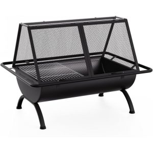 Portable Fire Pit BBQ 90 x 65cm
