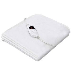 Fleece Electric Blanket 9 Heat Settings Single