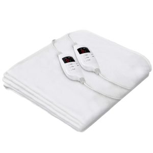 Fleece Electric Blanket 9 Heat Settings Double