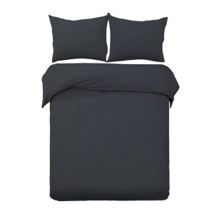 Quilt Cover Set 1000TC Classic Black