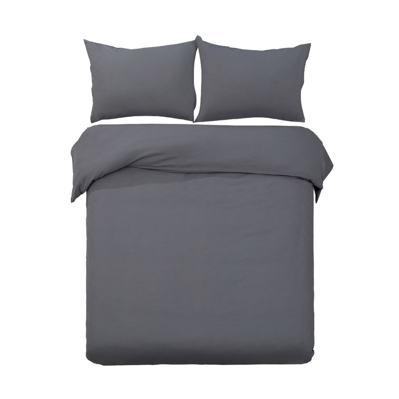Quilt Cover Set 1000TC Classic Grey