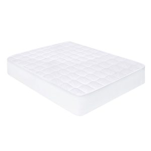 Quilted Cotton Mattress Protector Double