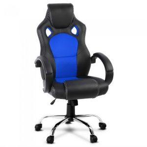 Racer Office Chair Maverick Black & Blue