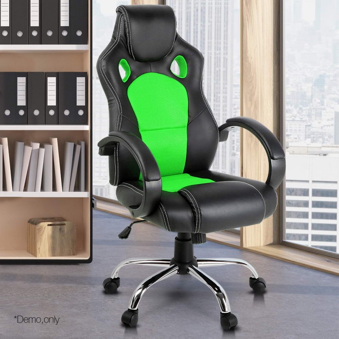 Racer Office Chair Maverick Black & Green - Image 6