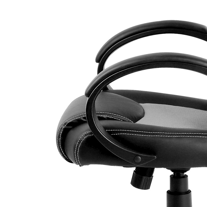 Racer Office Chair Maverick Black & Grey - Image 7