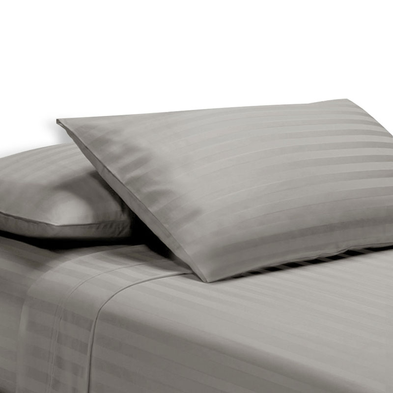 Sheet Set Luxury 2000TC Microfibre Cotton Satin Beige