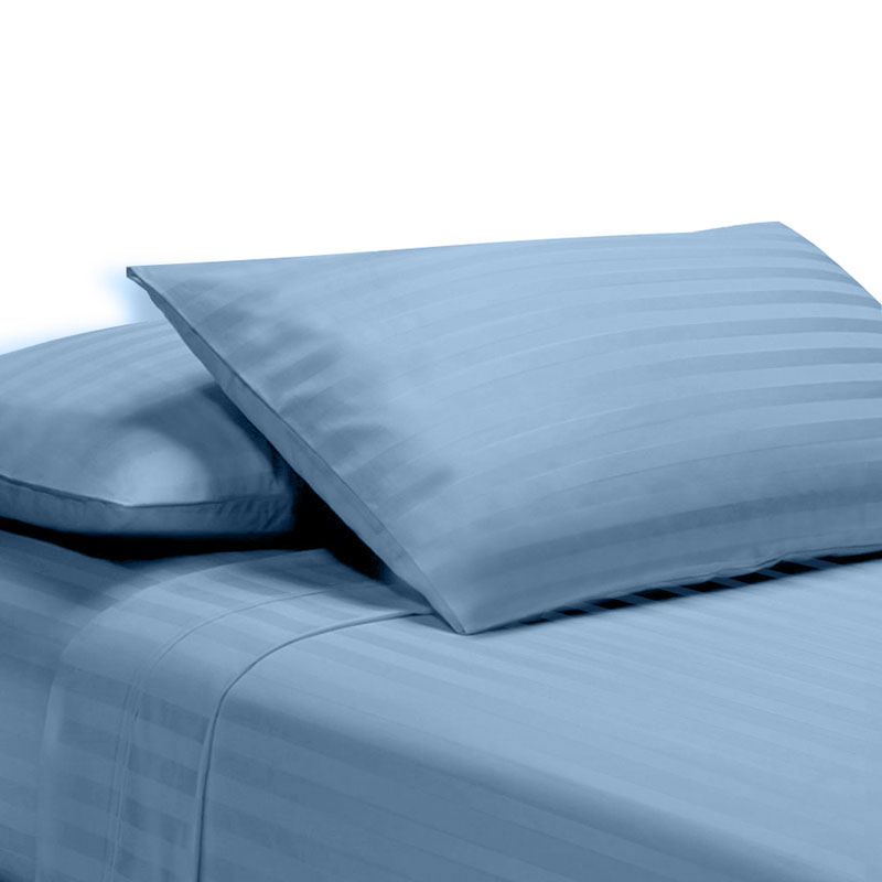 Sheet Set Luxury 2000TC Microfibre Cotton Satin Ocean