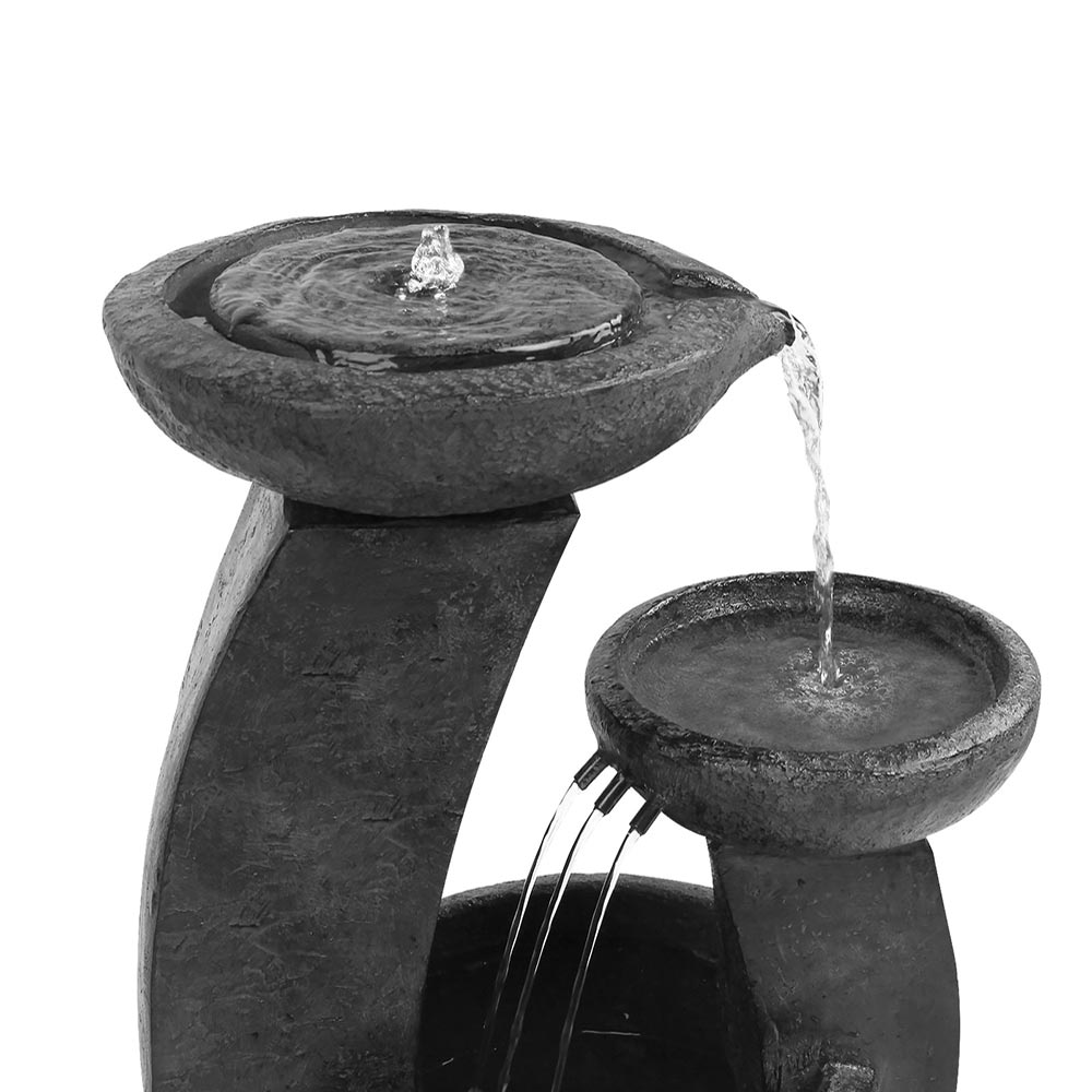 Solar Fountain 3 Tier Blue Style 2 - Image 4
