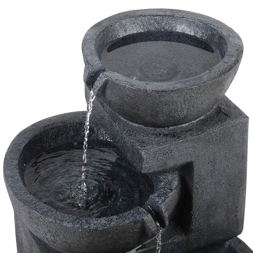 Solar Fountain 3 Tier Blue - Image 6