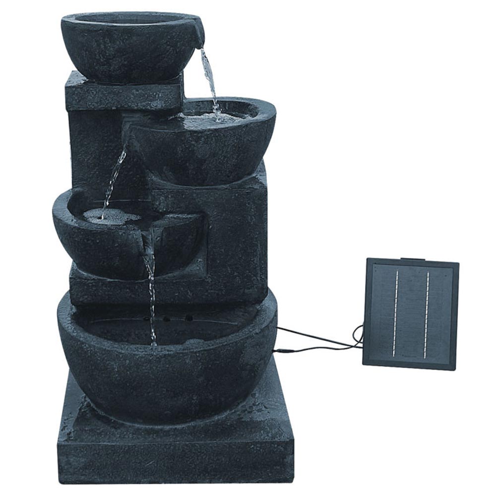 Solar Fountain 4 Tier Blue - Image 3