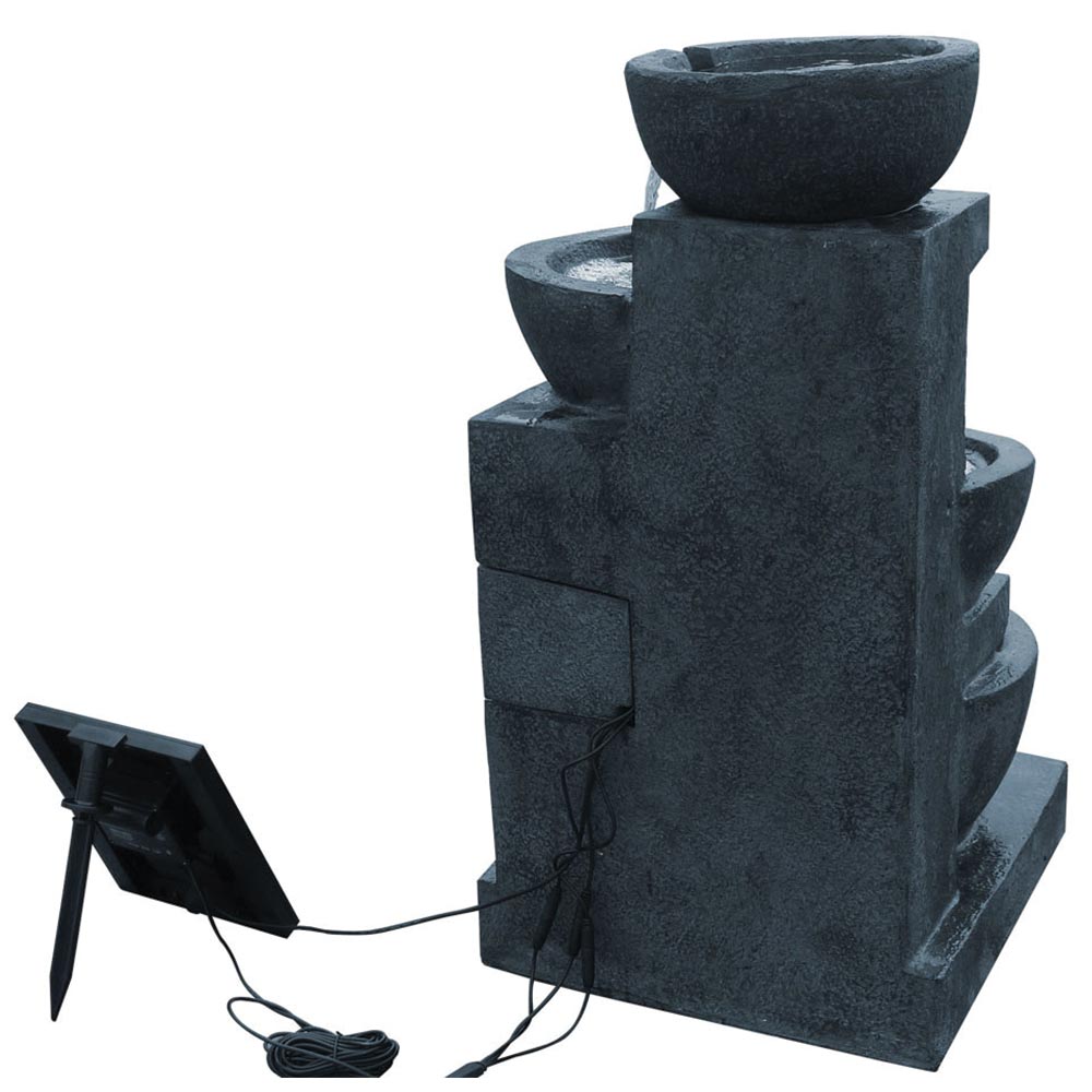 Solar Fountain 4 Tier Blue - Image 4