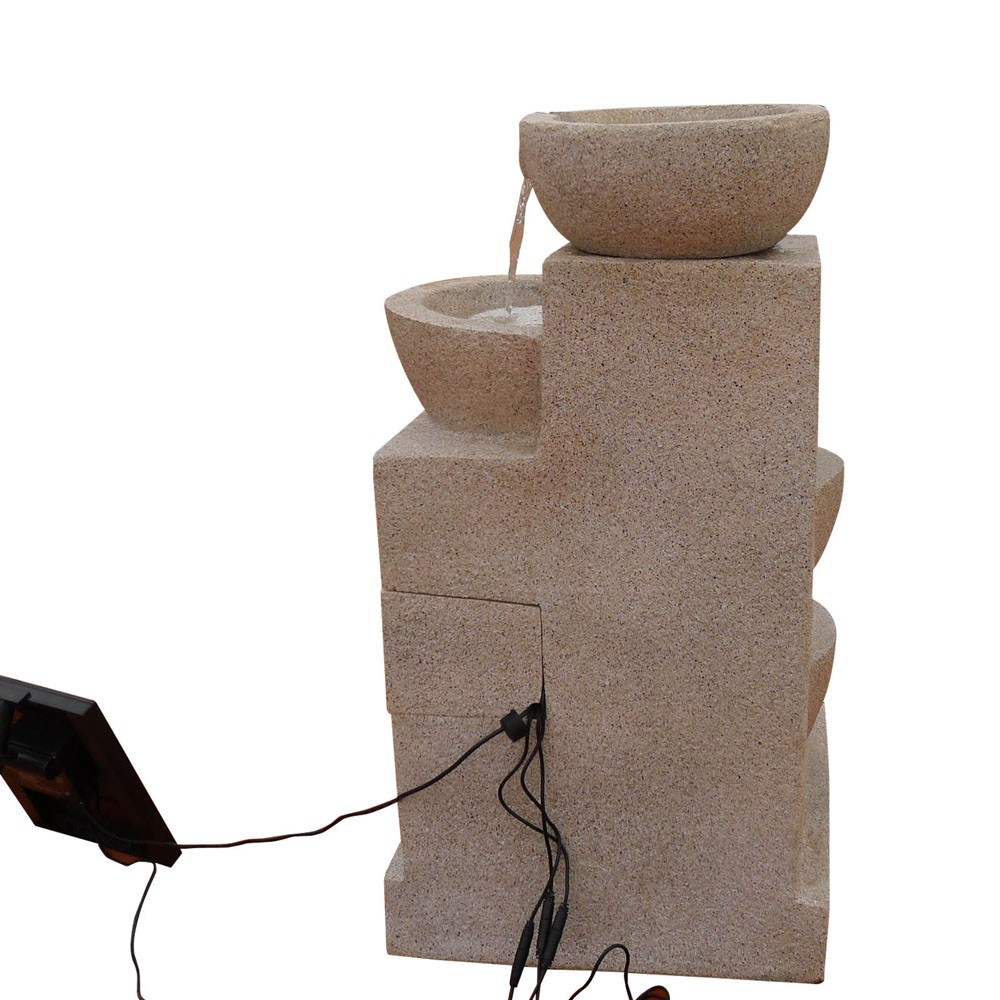 Solar Fountain 4 Tier Beige - Image 3