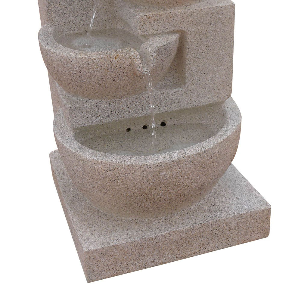Solar Fountain 4 Tier Beige - Image 6
