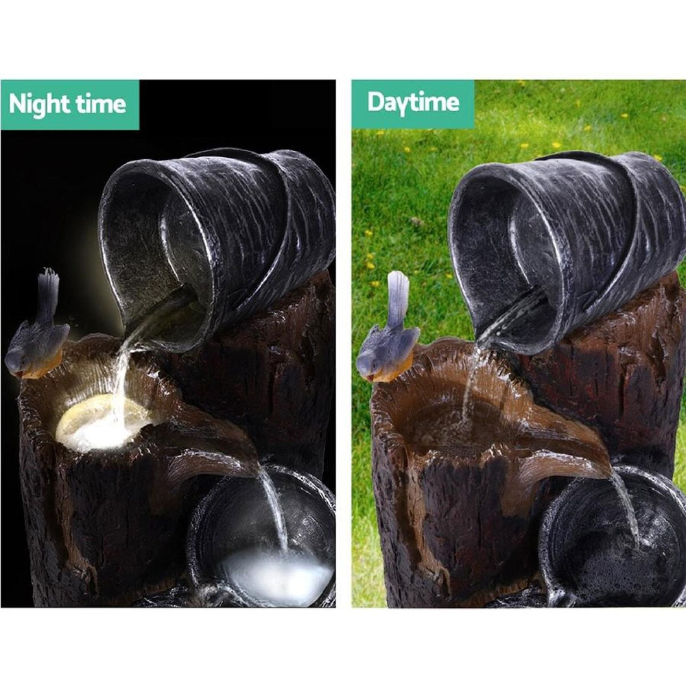 Solar Fountain LED 3 Tier Bucket - Image 5