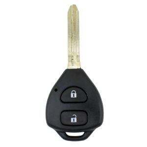 Toyota 2 Button Shell Case Replacement with Uncut Key