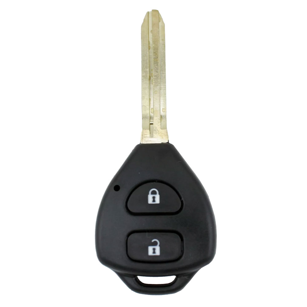 Toyota 2 Button Shell Case Replacement with Uncut Key