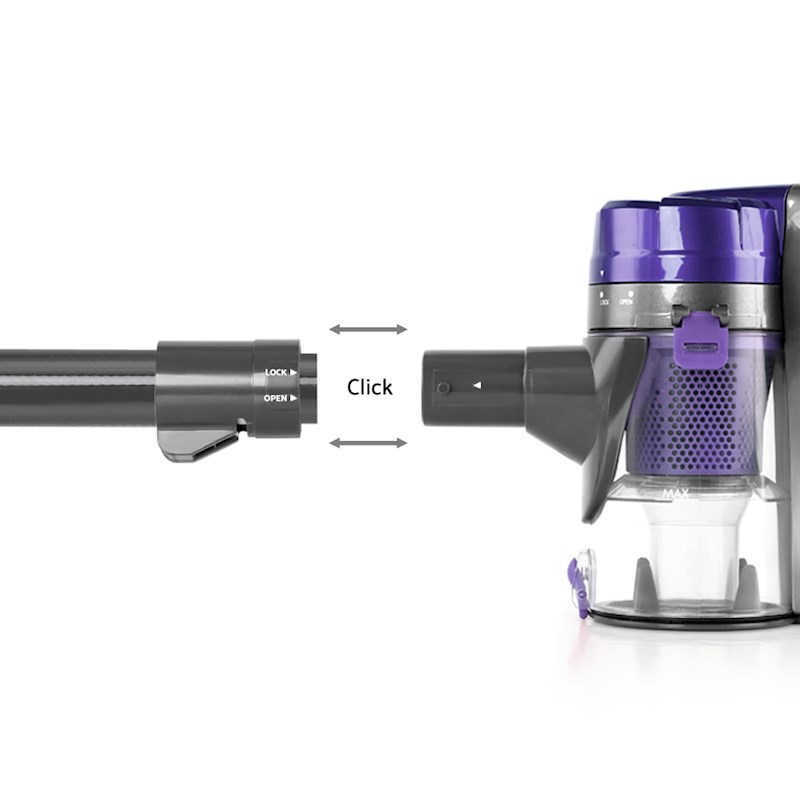 Vacuum Cleaner 450W Stick Bagless Purple & Grey - Image 8