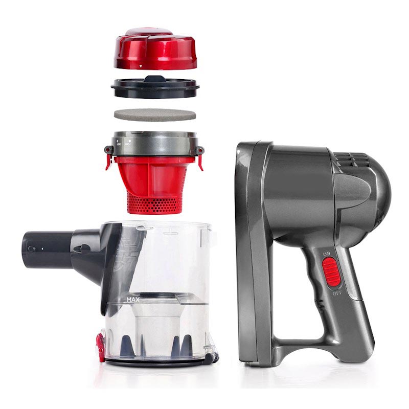 Vacuum Cleaner 450W Stick Bagless Red & Grey - Image 5