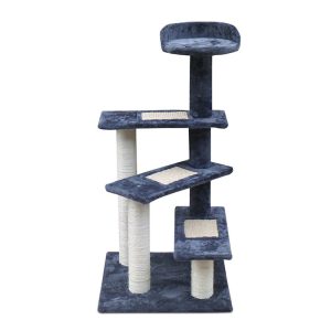 Cat Kitten Toy 100cm Scratching Tree Blue