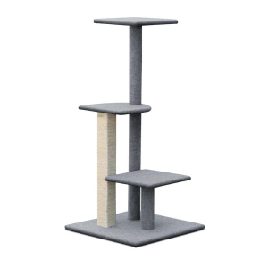 Cat Kitten Toy 124cm Scratching Tree Grey