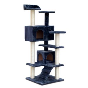 Cat Kitten Toy 134cm Scratching Tree Blue