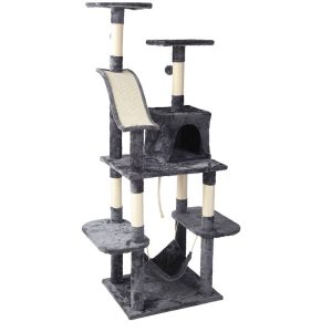 Cat Kitten Toy 171cm Scratching Tree Grey