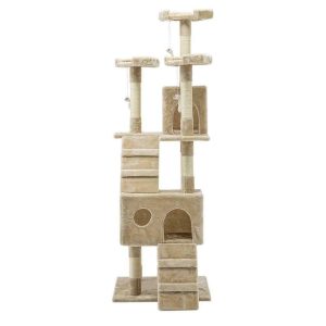 Cat Kitten Toy 180cm Scratching Tree Beige